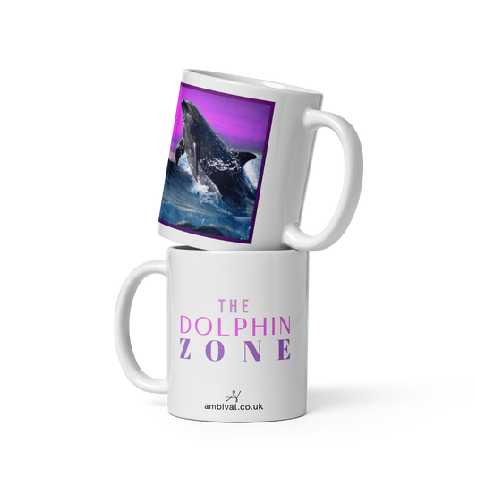 "The Dolphin Zone" - Mug