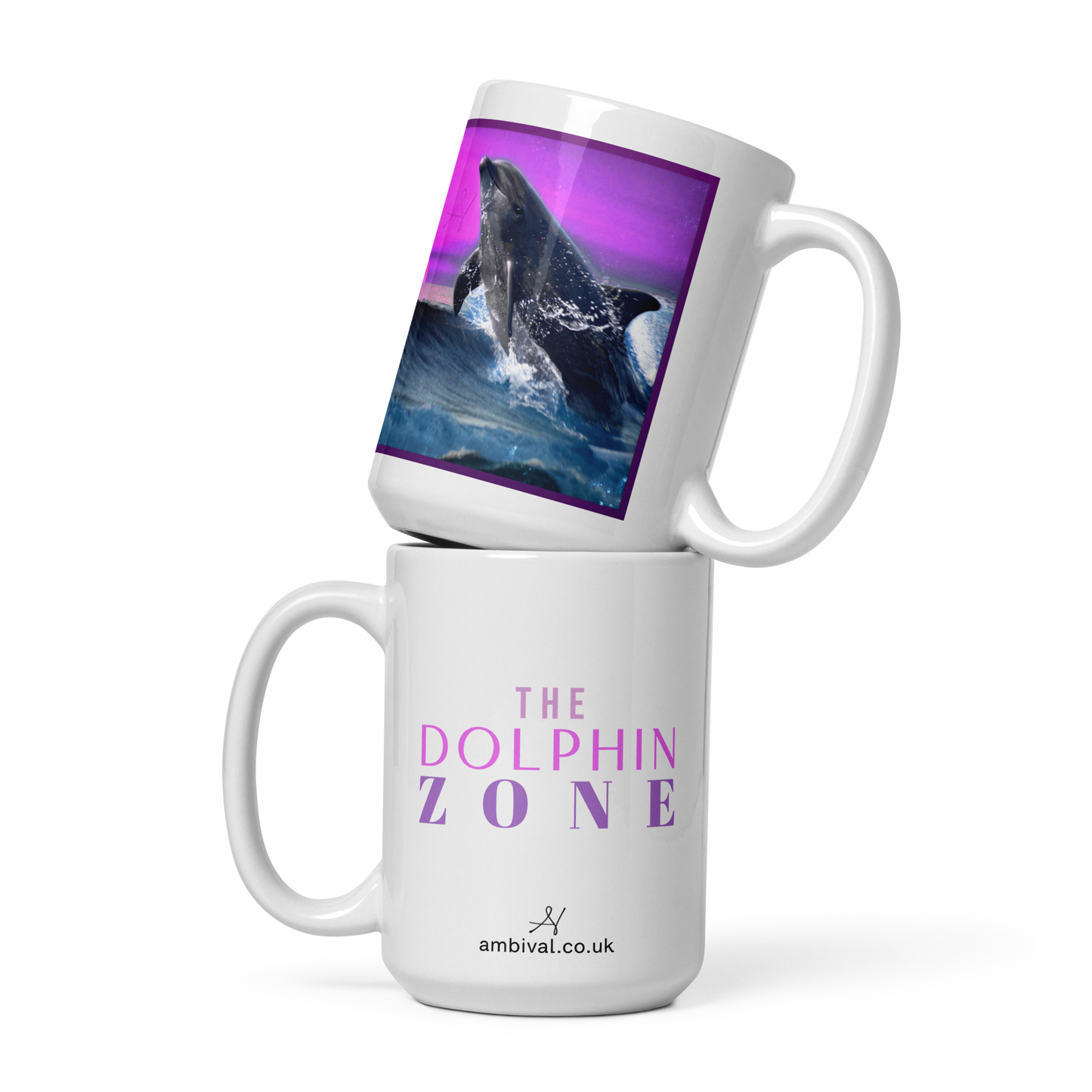 "The Dolphin Zone" - Mug